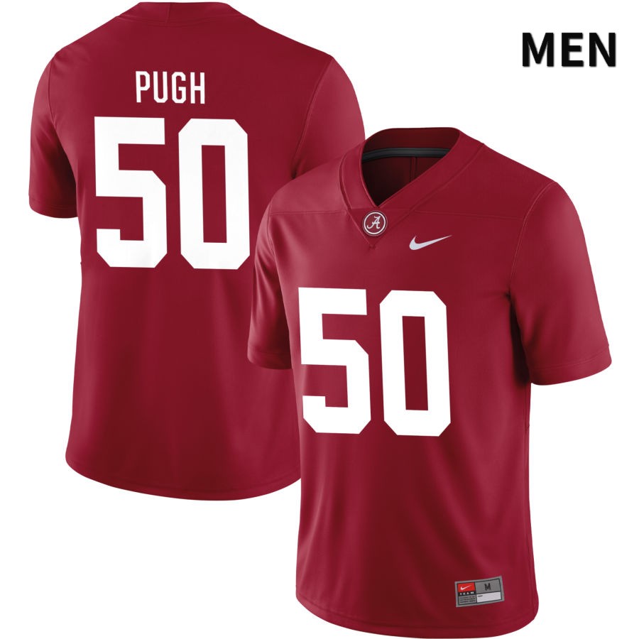 Alabama Crimson Tide Men's Gabe Pugh #50 NIL Crimson 2022 NCAA Authentic Stitched College Football Jersey GX16H88NI